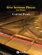 Five Serious Pieces for Piano piano sheet music cover